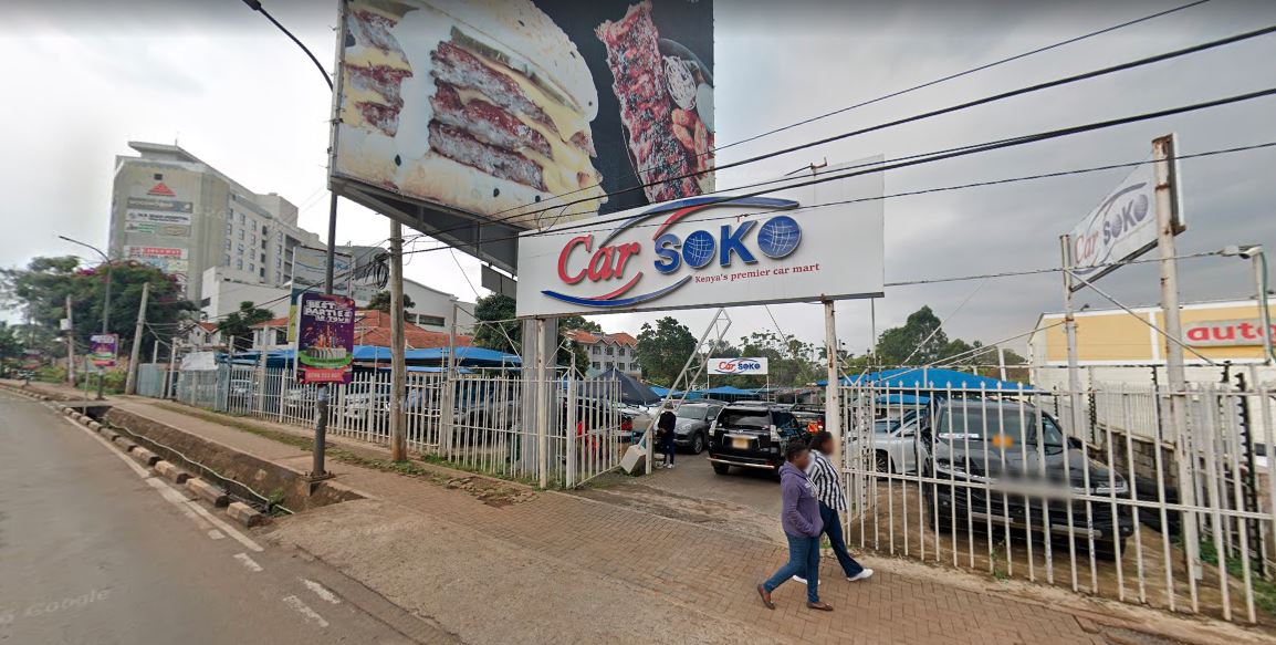 car soko entrance along Limuru road