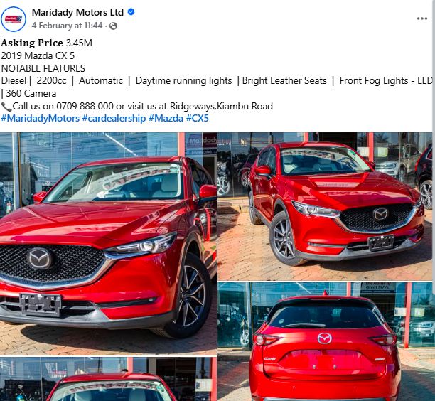 Red Mazda CX5