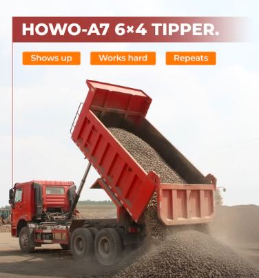 HOWO A7 6x4 tipper truck