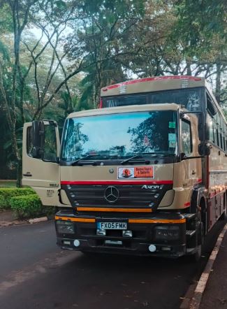 An overland truck for hire by Bamm Tours