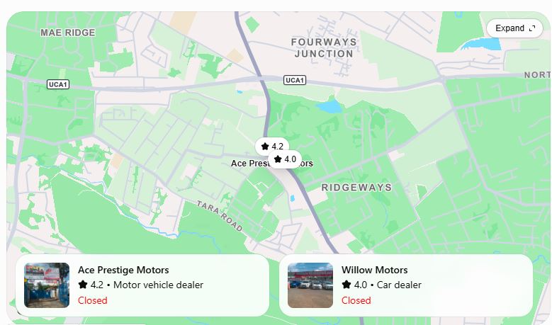 Ace Prestige Motors vs Willow Motors Kiambu Road (2026): Which Car Yard Should You Visit First?