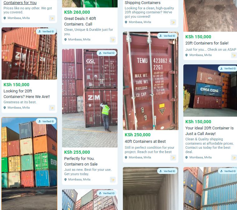 Cheap Containers for Sale in Kenya (2026): Prices, Scams & How to Buy Safely