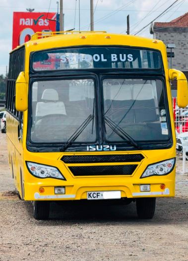 Isuzu FRR School Bus 51 Seater for Sale in Kenya (2015) – Clean Diesel Bus KES 4.69M