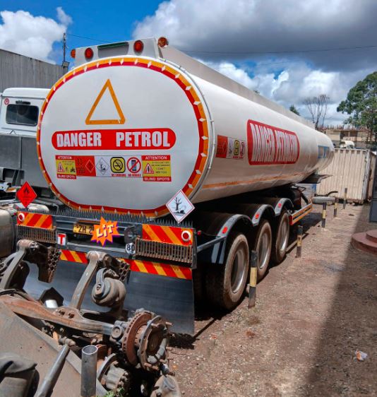 42,000L Fuel Tanker Trailer for Sale in Kenya – Monoblock Petrol Tanker