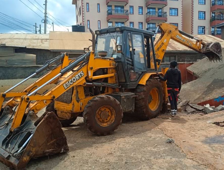 Escorts Backhoe Loader for Hire in Kenya