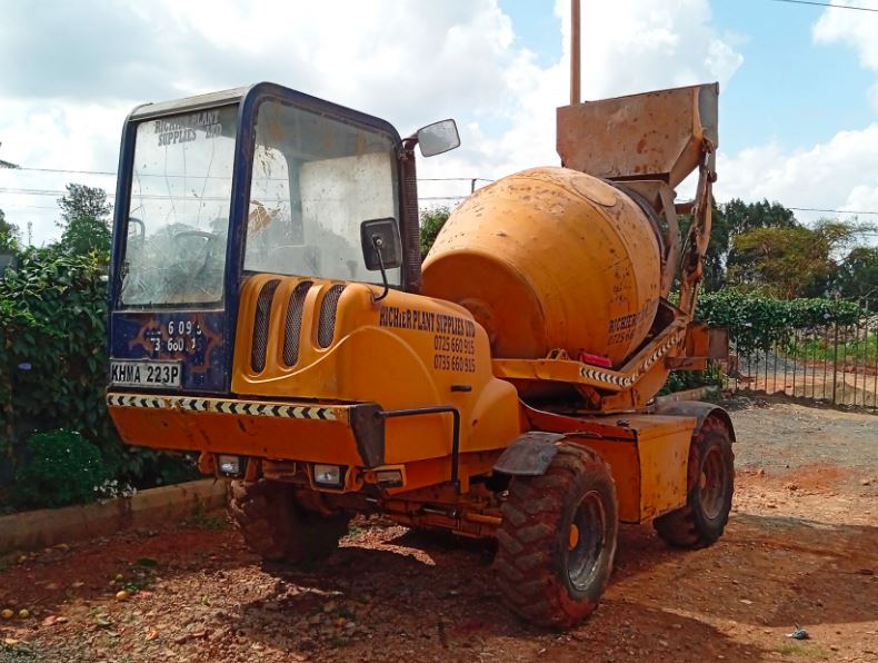 Self-Loading Concrete Mixer for Hire in Kenya